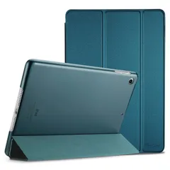 iPad Air 9.7''_ティール ProCase iPad Air 1(2013発売)ケース スマート 超スリム スタンド フォリオ保護ケース 半透明フロスト バックカバー 対応端末：Apple iPad Air 9.7＂ 第1世代(A1474 A147