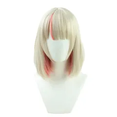 (D) 4タイプ 髪飾りと櫛付 仮装 ハロウィン イベント wig cosplay かつら 耐熱 ミディアム フルウィッグ コスプレ 風 魔界ノりりむ コスプレウィッグのサムネイル