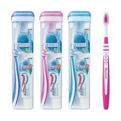 Aquafresh アクアフレッシュ ポータブルセット 3本+歯ブラシ付き ※色はお選び頂けません