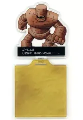 【中古】マグカップ・湯のみ ゴーレム アクリルスタンド型 モンスターコースター 「ドラゴンクエスト ふくびき所スペシャル～目覚めし 朝の新習慣!!編～」 D賞
