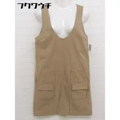 ◇ Another Edition UNITED ARROWS スウェード調 ノースリーブ ミニ ワンピース ベージュ レディース  【1109210007836】のサムネイル