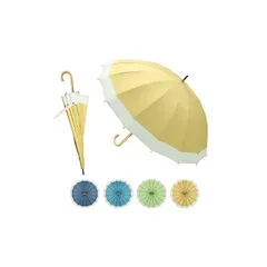 Dlin 傘 レディース 長傘 おしゃれ 雨傘 大きい 60cm 軽量 16本骨 日傘兼用雨傘 撥水布地 自動開 ジャンプ傘 梅雨対応 風に強い 丈夫 可愛い 女性用 umbrella 0