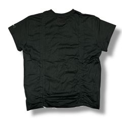 参考上代18150円 未使用品 SYU.HOMME/FEMM 21SS ギャザー クルーネック Tシャツ シュウオムフェム H21SS-02 ブラック 2 84944A3のサムネイル