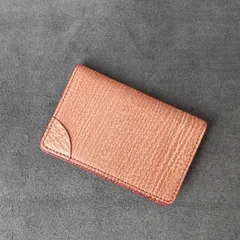 日本製 鮫革 名刺入れ 本革 ネイビー サメ革 名刺ケース 名刺ホルダー SHARK シャーク 財布 KUBERA9981 クベラ ビジネスカードケース 名刺 10367のサムネイル