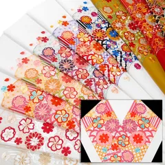 半襟 刺繍 半衿 振袖 成人式 菊 梅 花 市松 縞 青海波 七宝 古典柄 日本製 白地 金 赤 黄 青 紫 金茶 黒 レディース 卒業式 袴姿 フォーマル シルエリー 送料無料 W22 t748 Si