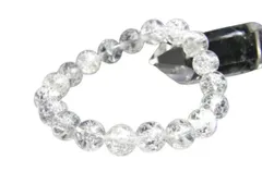 【ENDLESS_12mmブレスレット】 クラッククリスタル （爆裂水晶） 12mm玉 シンプルブレスレット 天然石 パワーストーン / インペリアルオーラ おしゃれ かわいい オシャレ 可愛い プレゼント ギフト 贈り物