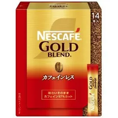「ネスレ日本」ネスカフェ　ゴールドブレンド カフェインレス スティック ブラック 14Pのサムネイル