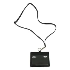 POLO RALPH LAUREN / ポロラルフローレン | ストラップ付 レザー パスケース カードケース | ブラック | メンズ