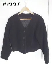 ◇ ciaopanic typy チャオパニックティピー ボア ノーカラー ジャケット サイズONE ブラック レディース  【1002800458721】