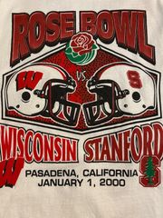 ROSE BOWL WISCONSIN VS STANFORD　ウィスコンシン　スタンフォード　カレッジ　大学　アメフト　アメリカンフットボール　ヴィンテージ　Tシャツ