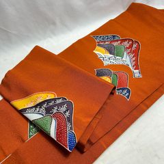【特価】逸品 美品 正絹 名古屋帯 女性 婦人 レディース 和装小物 和装 着物 留袖 訪問着 振袖 浴衣 B102806