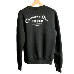 Christian Dior ATELIER スウェット 黒 中古・古着通販】Dior (ディオール) アトリエロゴスウェット