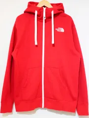 【中古】 THE NORTH FACE メンズジップパーカー L THE NORTH FACE/REARVIEW FULL ZIP HOODIE/ジップパーカー/L/赤 レッド/NT12442