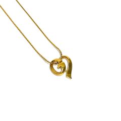 極 美品 希少品 GIVENCHY ジバンシィ ジバンシー G ロゴ 金具 リボン ゴールド アクセサリー ネックレス 95072