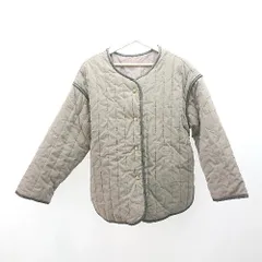 ◇ titivate フロントボタン ショート丈 軽量 サイドスリット 長袖 アウター サイズM ブラウン レディース E  【1307260009996】