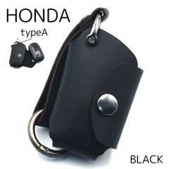 [NONINA] ホンダ キーケース 日本製 本革 黒色 for ホンダ HONDA ヴェゼル FIT NBOX N-BOX N-VAN ZR-V WR-V ステップワゴン シビック アコード オデッセイ フリード キーカバー レザー