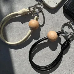 ハンドストラップ【knot×wood】