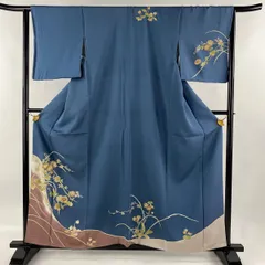 150　正絹着物反物　訪問着　手描き　刺繍　伊と幸 3-0418a1.jpg