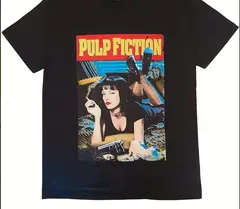 ⭐️未使用品PULP FICTION S/S TEE Ｌサイズ USA製☆ USA製 94年 PULP FICTION Print S/S Tee 黒 L 90s パルプ