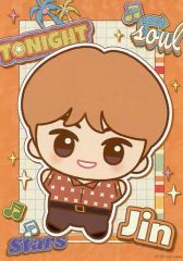 [중고]캐릭터 카드 진(BTS/방탄소년단) 오리지널 A5 일러스트 카드 [TinyTAN Dynamite Collection in NAMCO] 마스트바이 캠페인 특전 제1탄