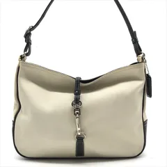 COACH コーチ キャンバス ワンハンド ハンドショルダー バッグ ホワイト ブラック レディース ブランド 鞄 カバン k4381