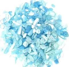 Atmu アクアマリン さざれ石 天然石 パワーストーン 100g