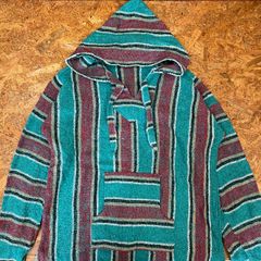 NKINT stripe knit towel hoodie ニットパーカー - メルカリ