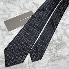 Dior ディオール　ネクタイ　トロッター　オブリーク　ブラック DIOR(ディオール) オブリークネクタイ ブラック サイズ