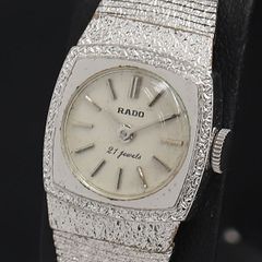 RADO 手巻き時計 シルバーコロニー SV925 メッシュバンド 稼働 - メルカリ