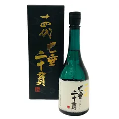 日本酒十四代 七垂二十貫 空瓶 未洗浄 化粧箱付 蔵出年2023