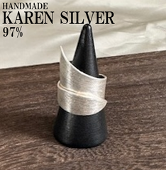シルバーリング カレンシルバー カレン族 ハンドメイド レディス #124