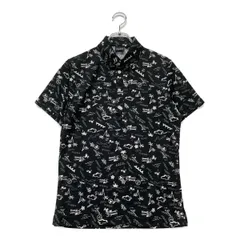 coco 中古 ムータマリン muta MARINE メンズ 半袖ポロシャツ 4(S) 黒 ブラック 2023年モデル muta 半袖ポロシャツ メンズ ムータ マリン ゴルフ ゴルフウェア