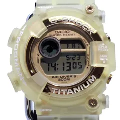 ゴールド G-SHOCK フロッグマン WCCS DW-8201WC-9T G-SHOCK FROGMAN DW-8201WC-9T W.C.C.S. Watch Clear color