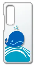 【新品未使用】Xiaomi Mi Note 10 Lite シャオミ クリア ハードケース (クジラ) くじら クジラ マリン
