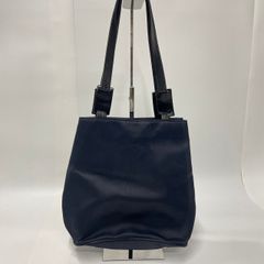 ★-6 Yves Saint Laurent イヴサンローラン YSLロゴ トートバッグ ワンショルダー ネイビー
