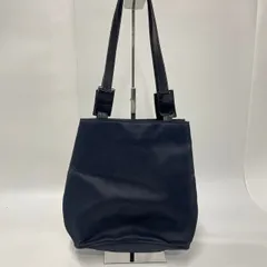 ★-6 Yves Saint Laurent イヴサンローラン トートバッグ ショルダーバッグ YSLロゴ ネイビー レディース バッグ