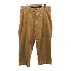 90年代 Polo by Ralph Lauren ラルフローレン PRESTON PANT コーデュロイパンツ 大きいサイズ ブラウン (メンズ 36/30) 中古 古着 P8788