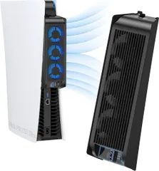 旧型 ps5用 冷却ファン ps5 冷却 PS5周辺機器 LEDライト付き 冷却