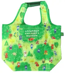 【中古】バッグ 集合 エコバッグ グリーン 「アンパンマン」 アンパンマンこどもミュージアム限定