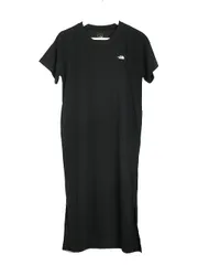 ザノースフェイス THE NORTH FACE S/S ONEPIECE CREW NTW31936 半袖 ロング ワンピース M ブラック トップス