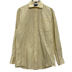 TOMMY HILFIGER 長袖 チェックシャツ S イエロー ブルー トミーヒルフィガー 古着卸 アメリカ仕入 a701-7390のサムネイル