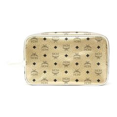 エムシーエム MCM セカンドバッグ ポーチ ヴィセトス柄 ゴールドのサムネイル