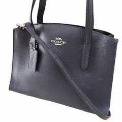 コーチ COACH チャーリー キャリーオール 28 ハンドバッグ 2way ショルダーバッグ 29529 紺 ダークネイビー /VU□ 0420