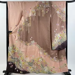 ◾️優しくて上品なピンクグラデーション◾️辻が花振袖◾️作家物◾️花絞り◾️ 050246top.jpg