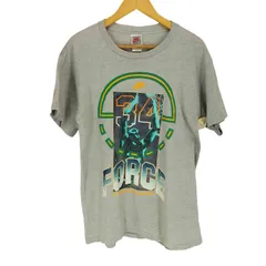 ナイキ NIKE 90s 銀タグ USA製 袖裾シングル 34 FORCE BASKETBALL  両面プリントクルーネックTシャツ メンズ JPN：L 