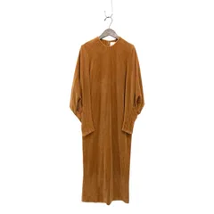 マメクロゴウチ　ベロアワンピース Mame Kurogouchi マメクロゴウチ Leaver Lace Sleeves Velour