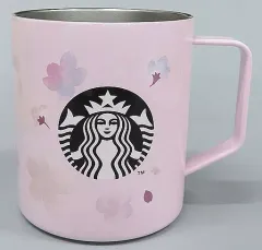 【中古】マグカップ・湯のみ SAKURA2021 ステンレスマグピンクブレス 414ml 「スターバックスコーヒー」
