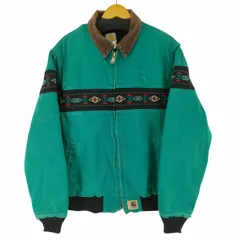 カーハート Carhartt ネイティブ柄 ダック地ワークブルゾン メンズXL /eaa291525