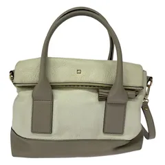 kate spade ケイトスペード   2wayハンドバッグ/オフホワイト×グレージュ