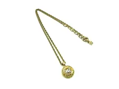 NINA RICCI ニナリッチ ヴィンテージ ラインストーン ネックレス ペンダント アクセサリー レディース ゴールド系 DH7635